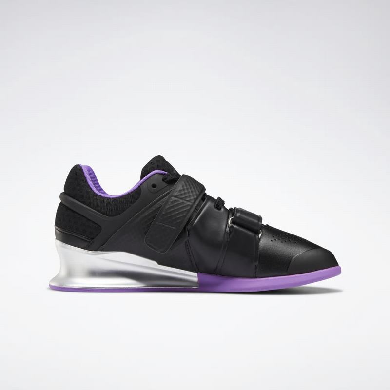 Reebok Legacy Lifter Training Shoes Womens Black/Purple India QE2735FQ